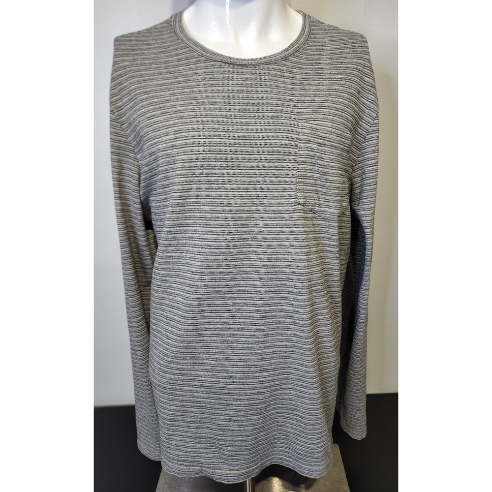 American Eagle Outfitters Mens Size Large Seriously Soft Pocket Pullover Gray